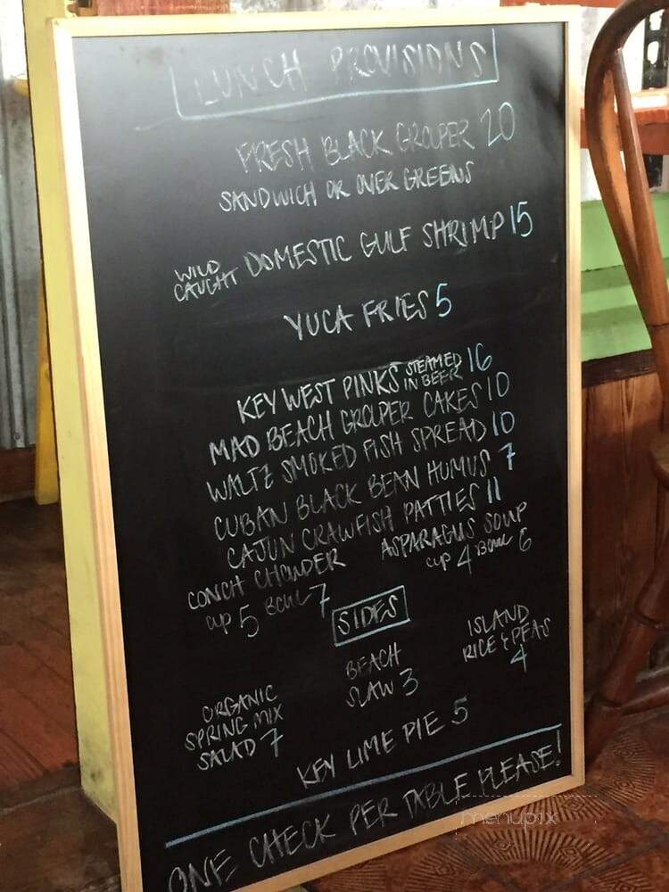 Walt'z Fish Shak - Madeira Beach, FL menu_pic