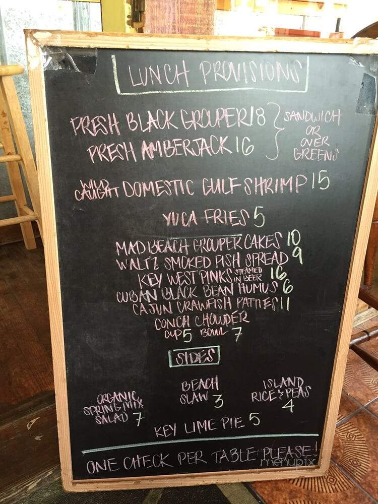 Walt'z Fish Shak - Madeira Beach, FL menu_pic