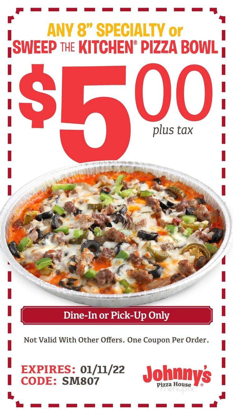 Johnny's Pizza House - Bastrop, LA menu_pic