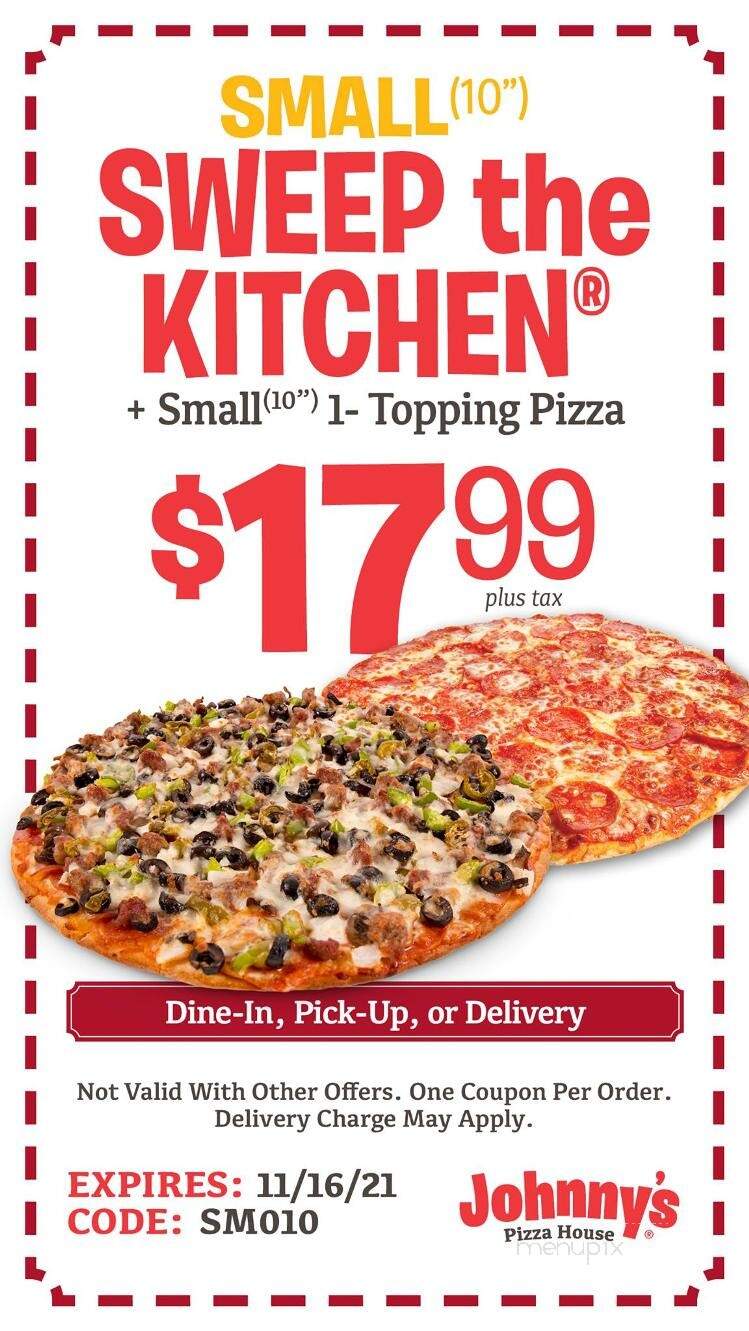 Johnny's Pizza House - Bastrop, LA menu_pic