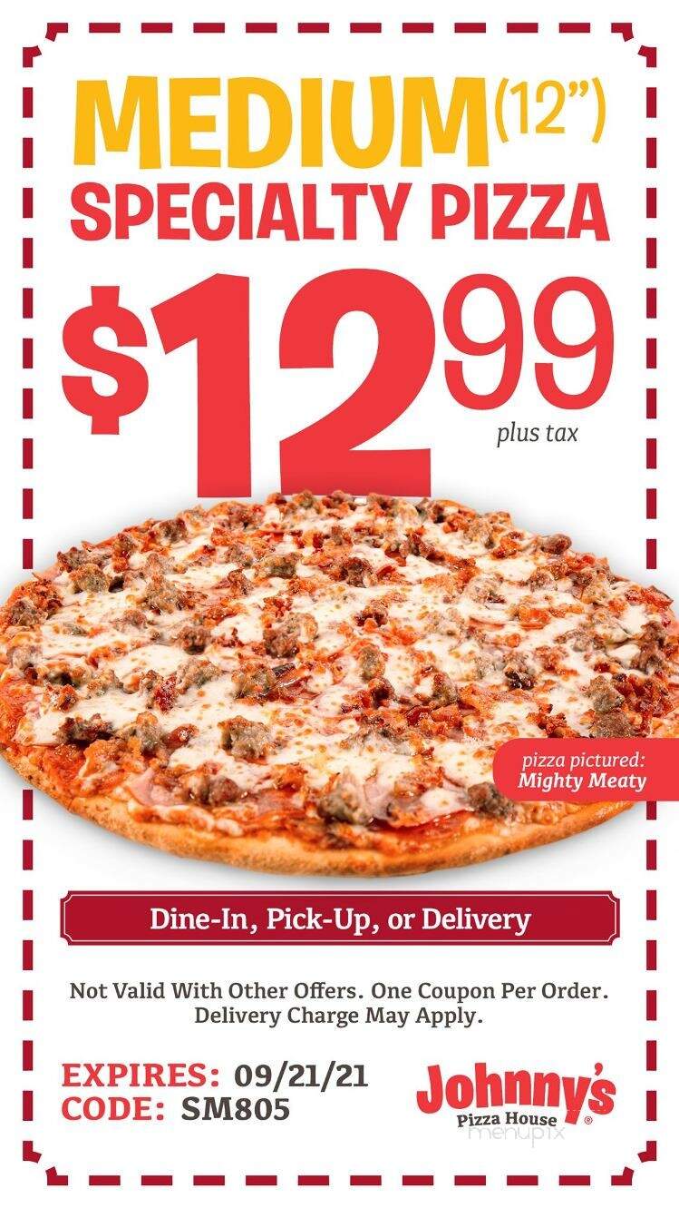 Johnny's Pizza House - Bastrop, LA menu_pic
