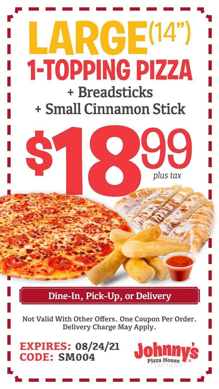 Johnny's Pizza House - Bastrop, LA menu_pic