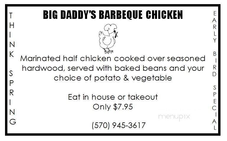 Gin's Tavern - Factoryville, PA menu_pic