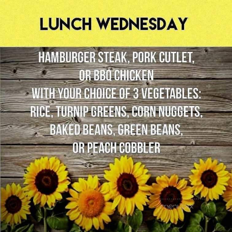 Sunflower Cafe and Grill - Grenada, MS menu_pic