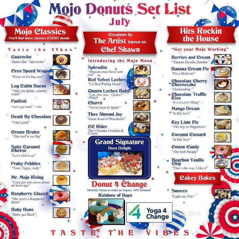 Mojo Donuts - Pembroke Pines, FL menu_pic