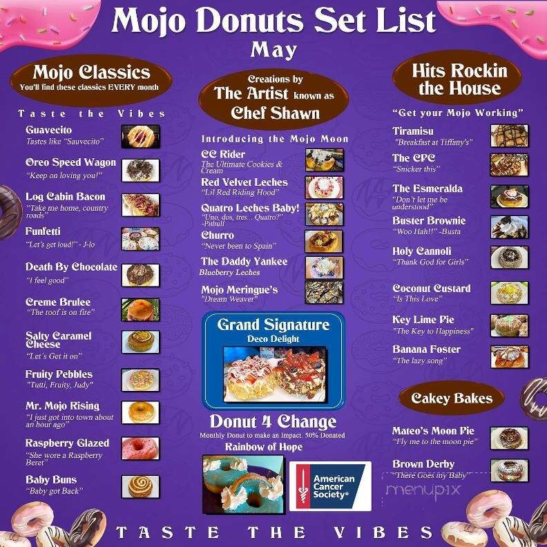 Mojo Donuts - Pembroke Pines, FL menu_pic