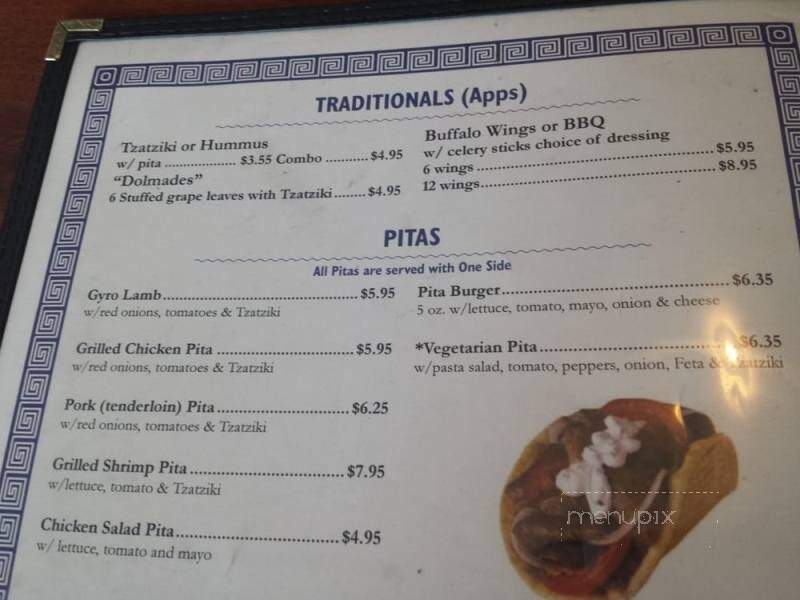 Athenian Grill - Indian Trail, NC menu_pic