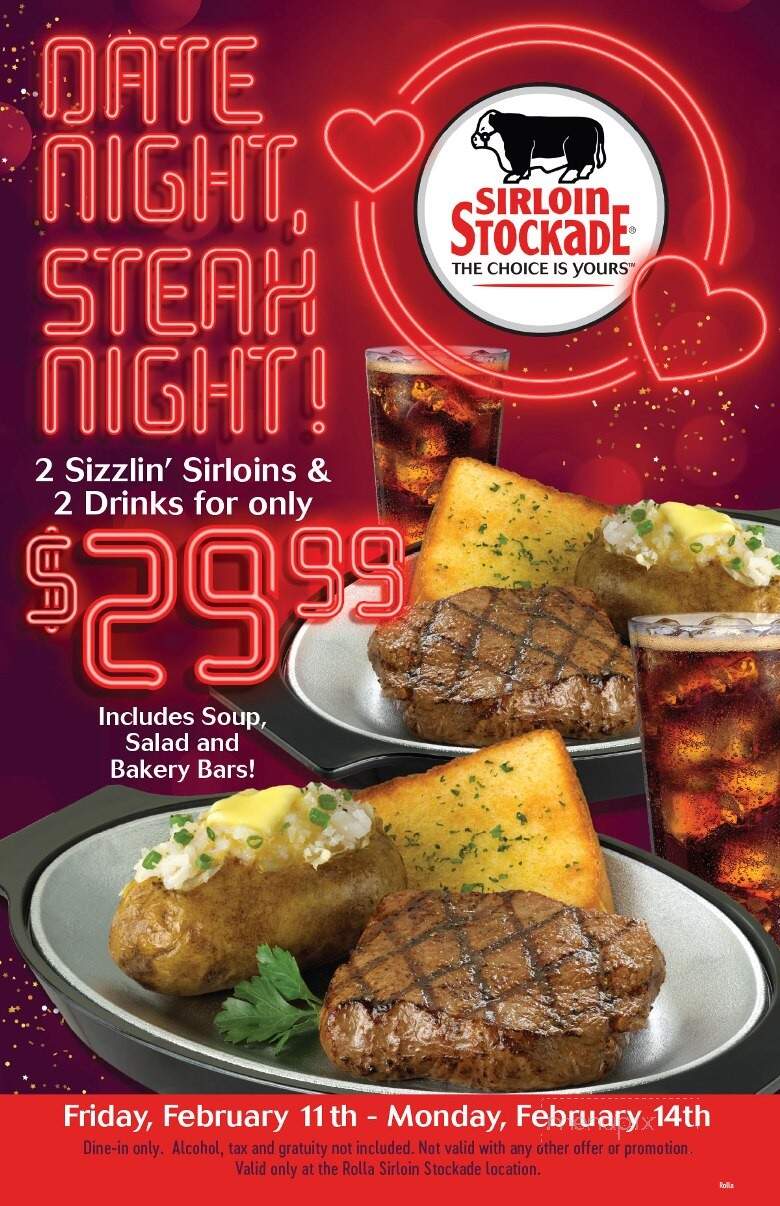 Sirloin Stockade - Rolla, MO menu_pic