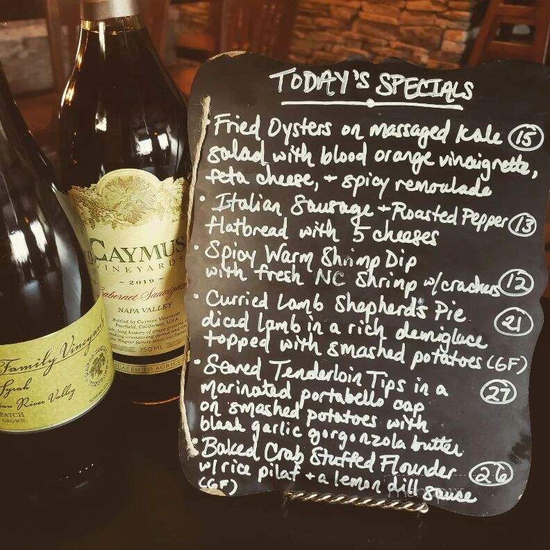 The Blind Mule - Brevard, NC menu_pic