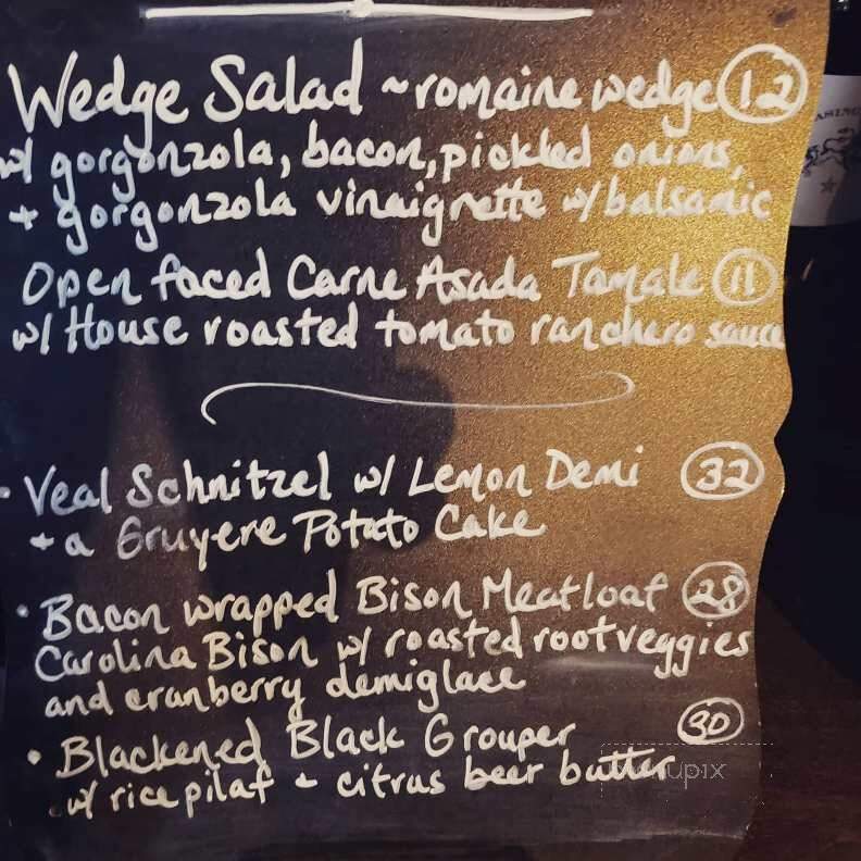 The Blind Mule - Brevard, NC menu_pic