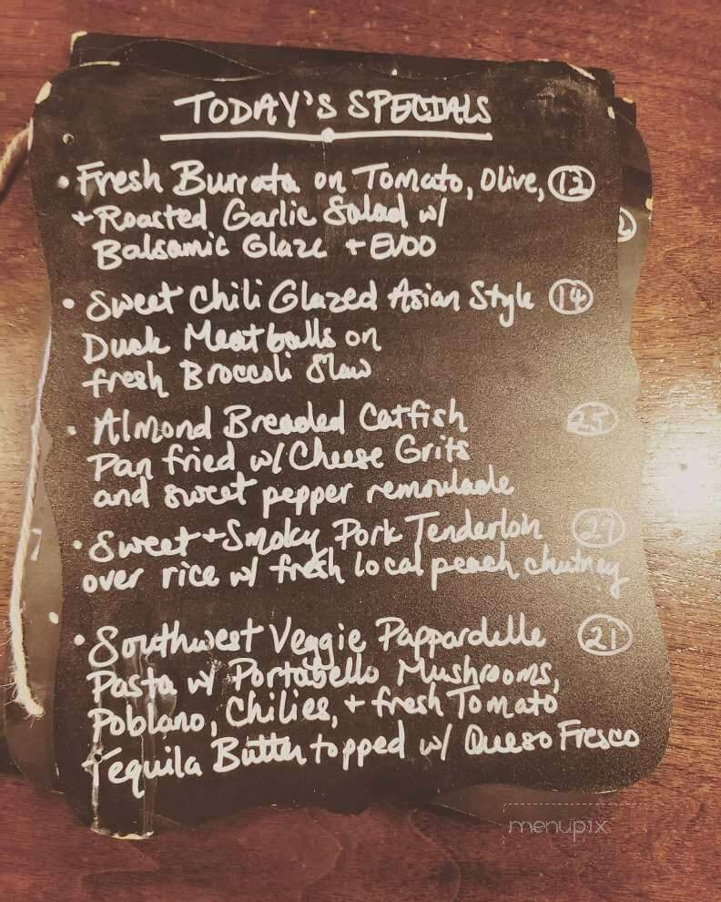 The Blind Mule - Brevard, NC menu_pic