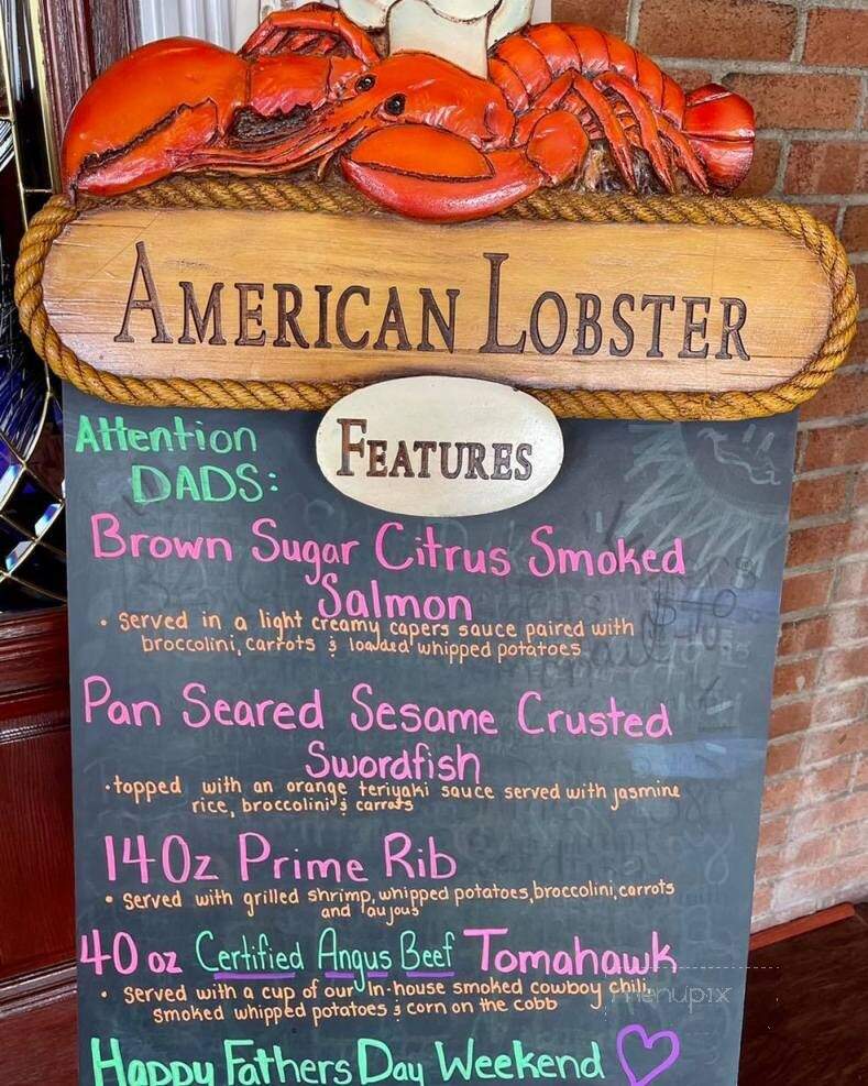 American Lobster - Wind Gap, PA menu_pic