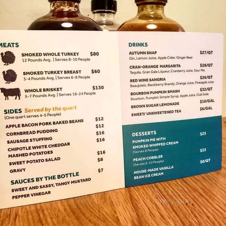 Cornbred - Ames, IA menu_pic