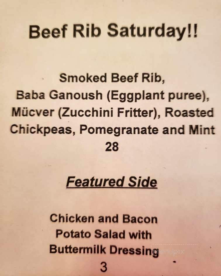 Cornbred - Ames, IA menu_pic