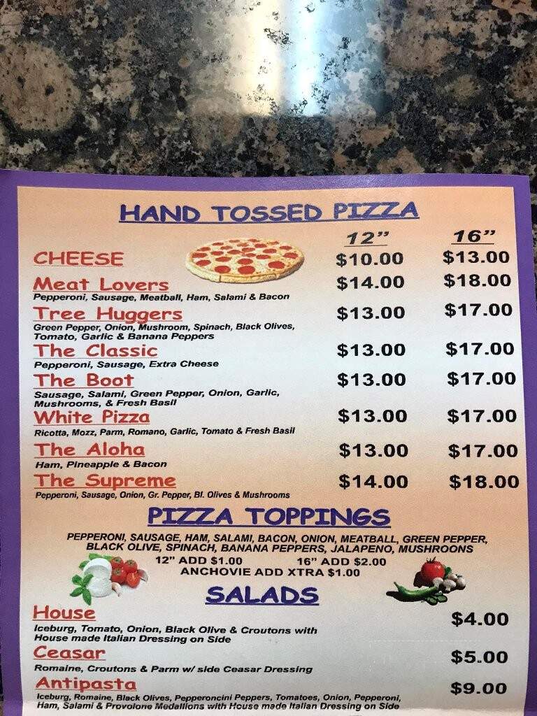 Monster's Pizza - Floral City, FL menu_pic