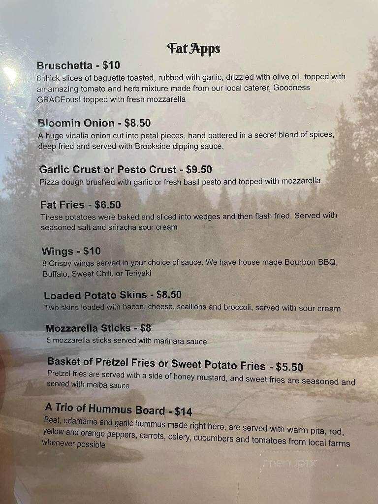 Brookside Pub - Hampton, NY menu_pic