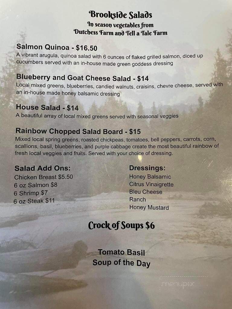 Brookside Pub - Hampton, NY menu_pic