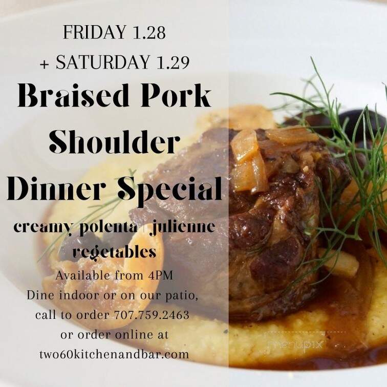 Two60 Kitchen + Bar - Fairfield, CA menu_pic