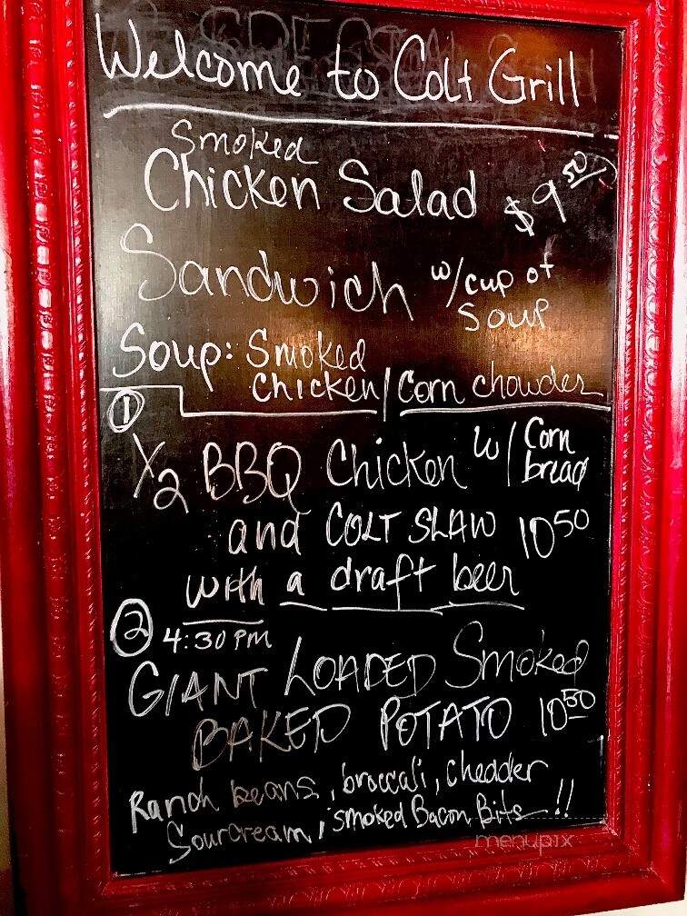 Colt Grill, Bbq & Spirits - Prescott Valley, AZ menu_pic