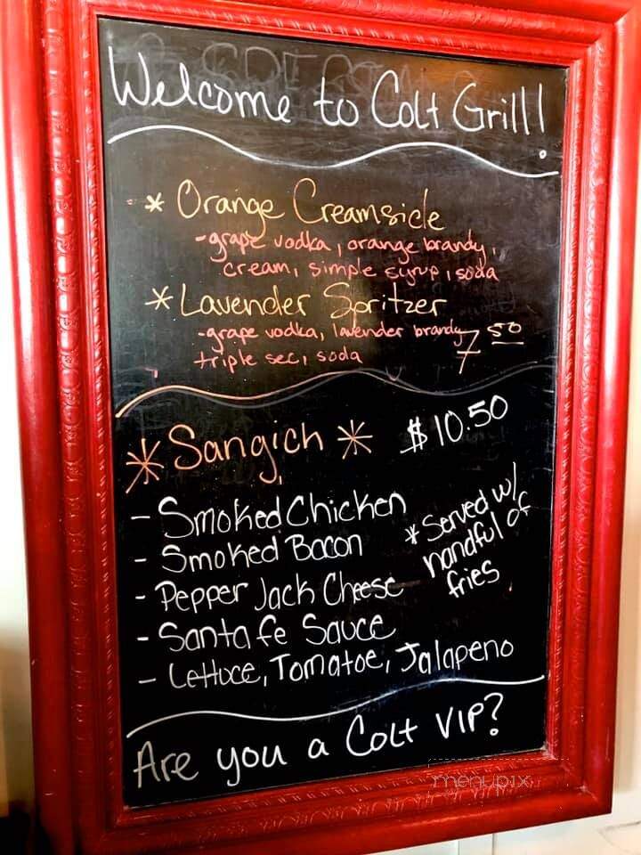 Colt Grill, Bbq & Spirits - Prescott Valley, AZ menu_pic