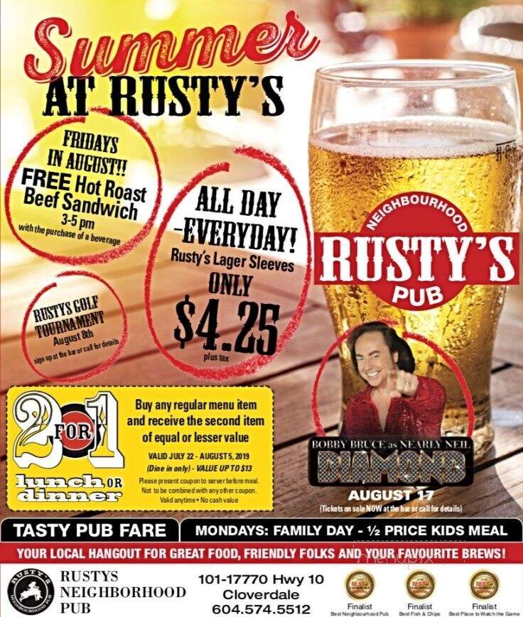 Rusty's Neighbourhood Pub - Surrey, BC