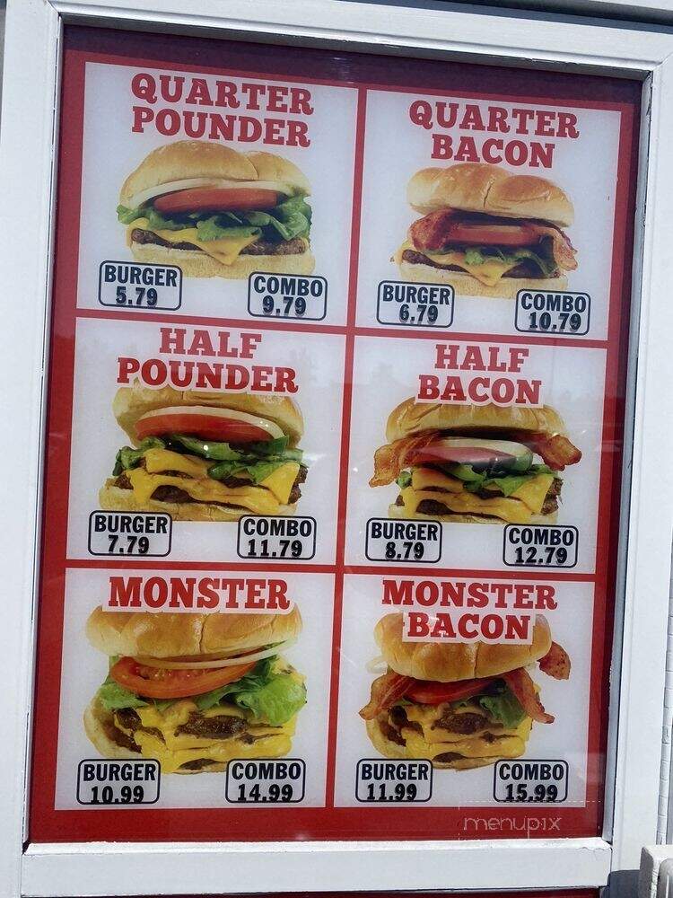 Fred's Old Fashioned Burgers - Alpine, CA menu_pic