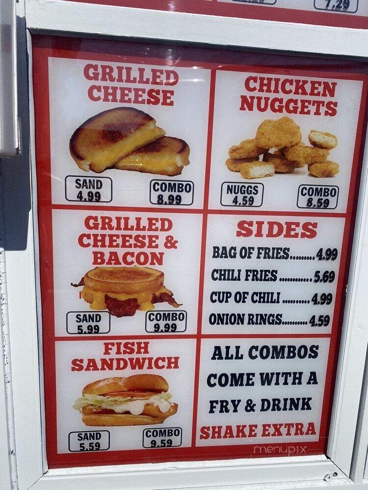 Fred's Old Fashioned Burgers - Alpine, CA menu_pic