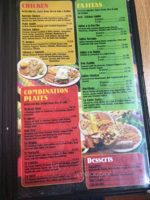 Los Comales Mexican Restaurant - Rockport, TX menu_pic