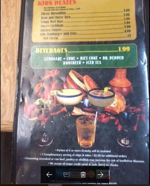 Los Comales Mexican Restaurant - Rockport, TX menu_pic