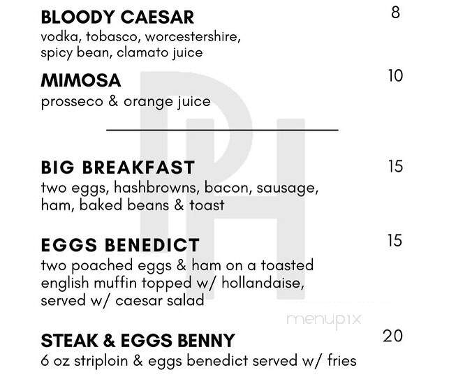 The Pilot House - Charlottetown, PE menu_pic