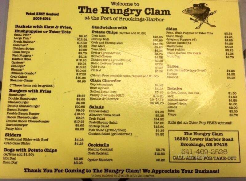 Hungry Clam - Brookings, OR