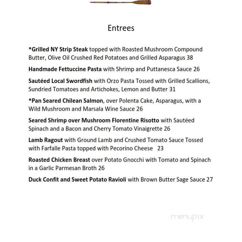 The Oar Restaurant - Vero Beach, FL menu_pic