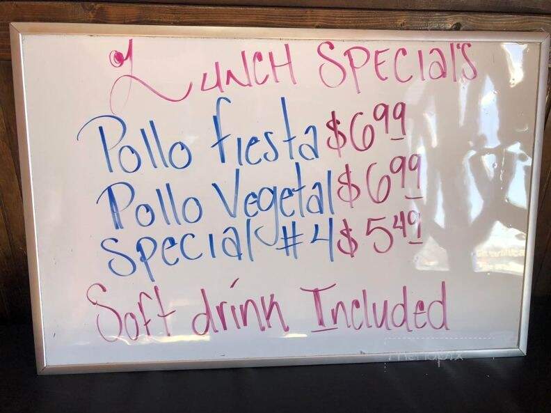 La Riviera Mexican Cantina - Shelbyville, TN menu_pic