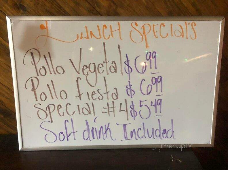 La Riviera Mexican Cantina - Shelbyville, TN menu_pic