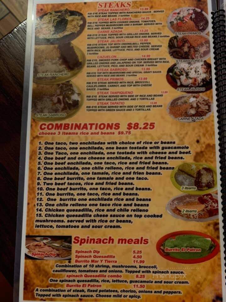 Las Flores Mexican Restaurant - Indianola, IA menu_pic
