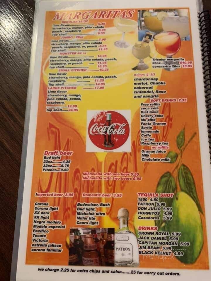 Las Flores Mexican Restaurant - Indianola, IA menu_pic