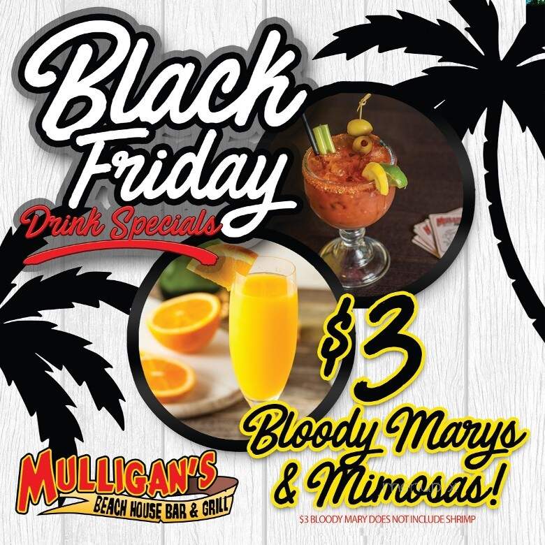 Mulligan's Beach House Bar Grill - Sebastian, FL menu_pic
