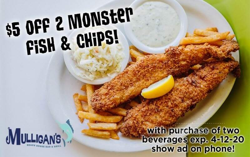Mulligan's Beach House Bar Grill - Sebastian, FL menu_pic