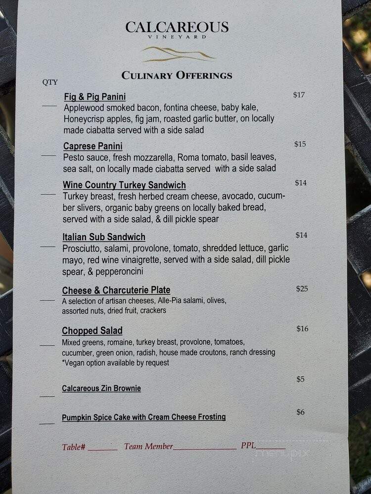 Calcareous Vineyard - Paso Robles, CA