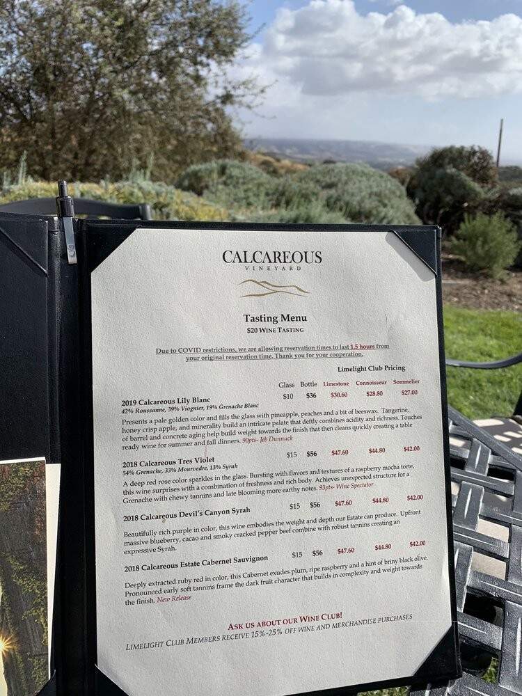 Calcareous Vineyard - Paso Robles, CA