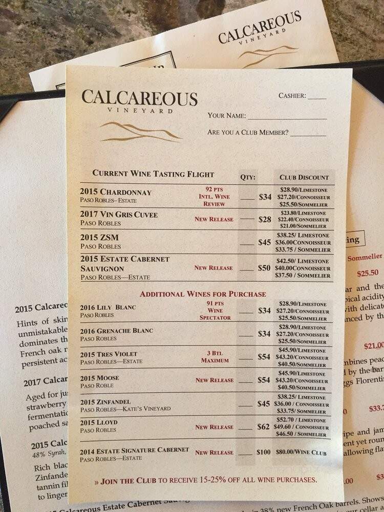 Calcareous Vineyard - Paso Robles, CA