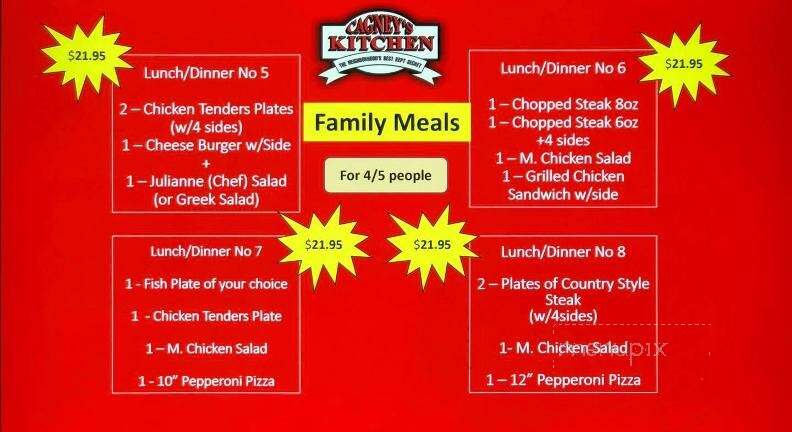 Cagney's Kitchen - Wilkesboro, NC menu_pic