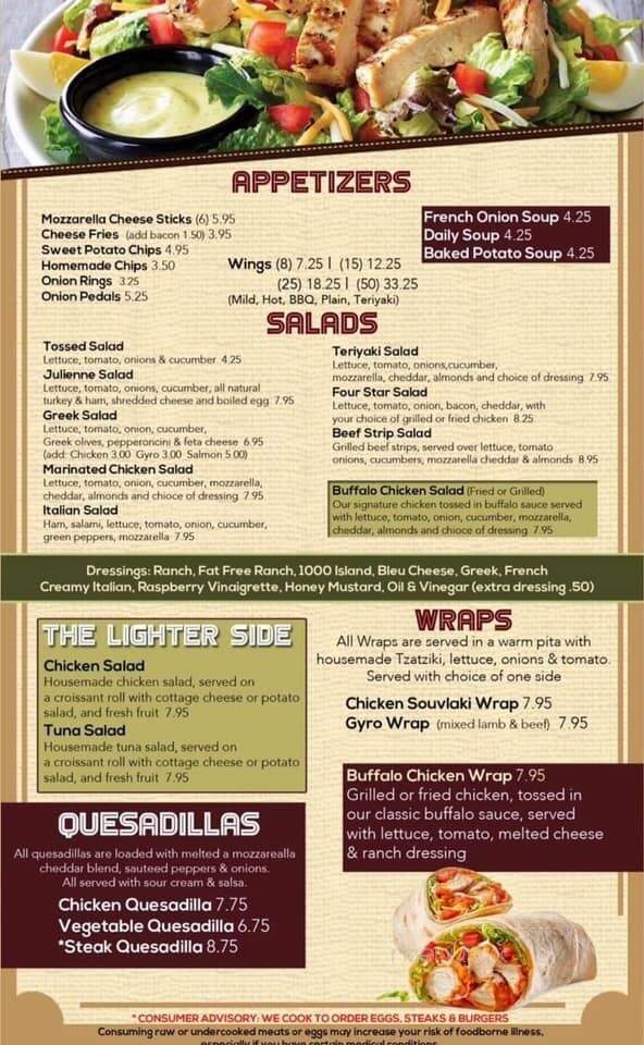 Cagney's Kitchen - Wilkesboro, NC menu_pic