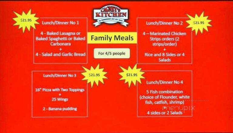 Cagney's Kitchen - Wilkesboro, NC menu_pic