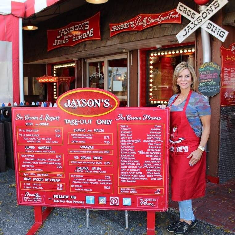 Jaxson's Ice Cream Parlor - Dania, FL menu_pic