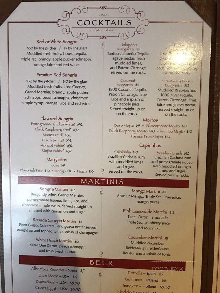 Beso - Staten Island, NY menu_pic