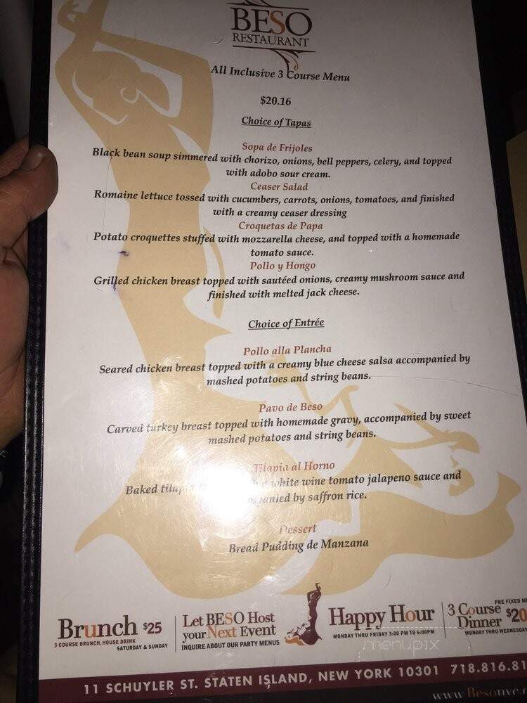 Beso - Staten Island, NY menu_pic