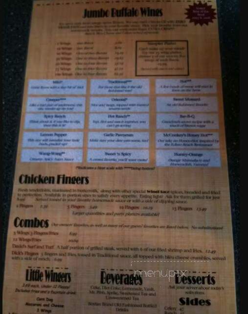 A Town Wings - Aiken, SC menu_pic