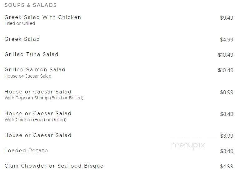 Bay Breeze - Hendersonville, NC menu_pic