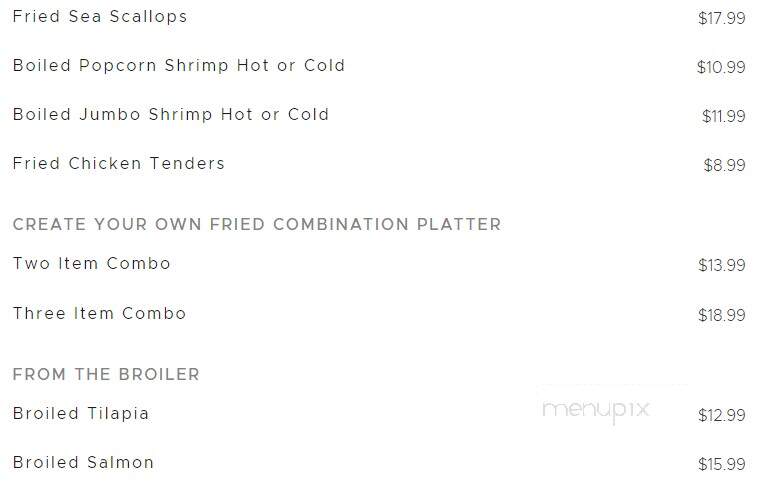 Bay Breeze - Hendersonville, NC menu_pic